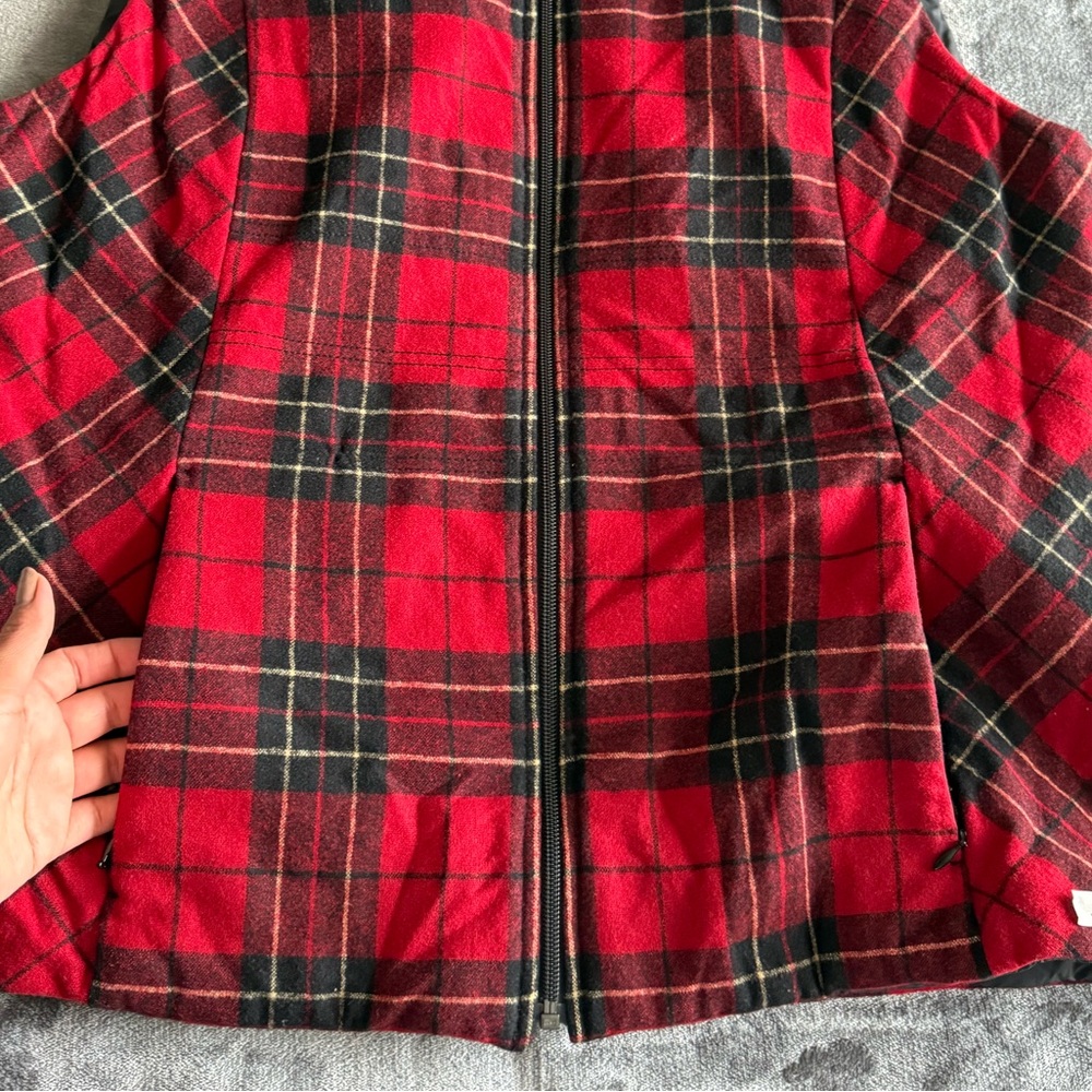 Pendleton Plus Reversible Virgin Wool Zip Vest 2x… - image 8